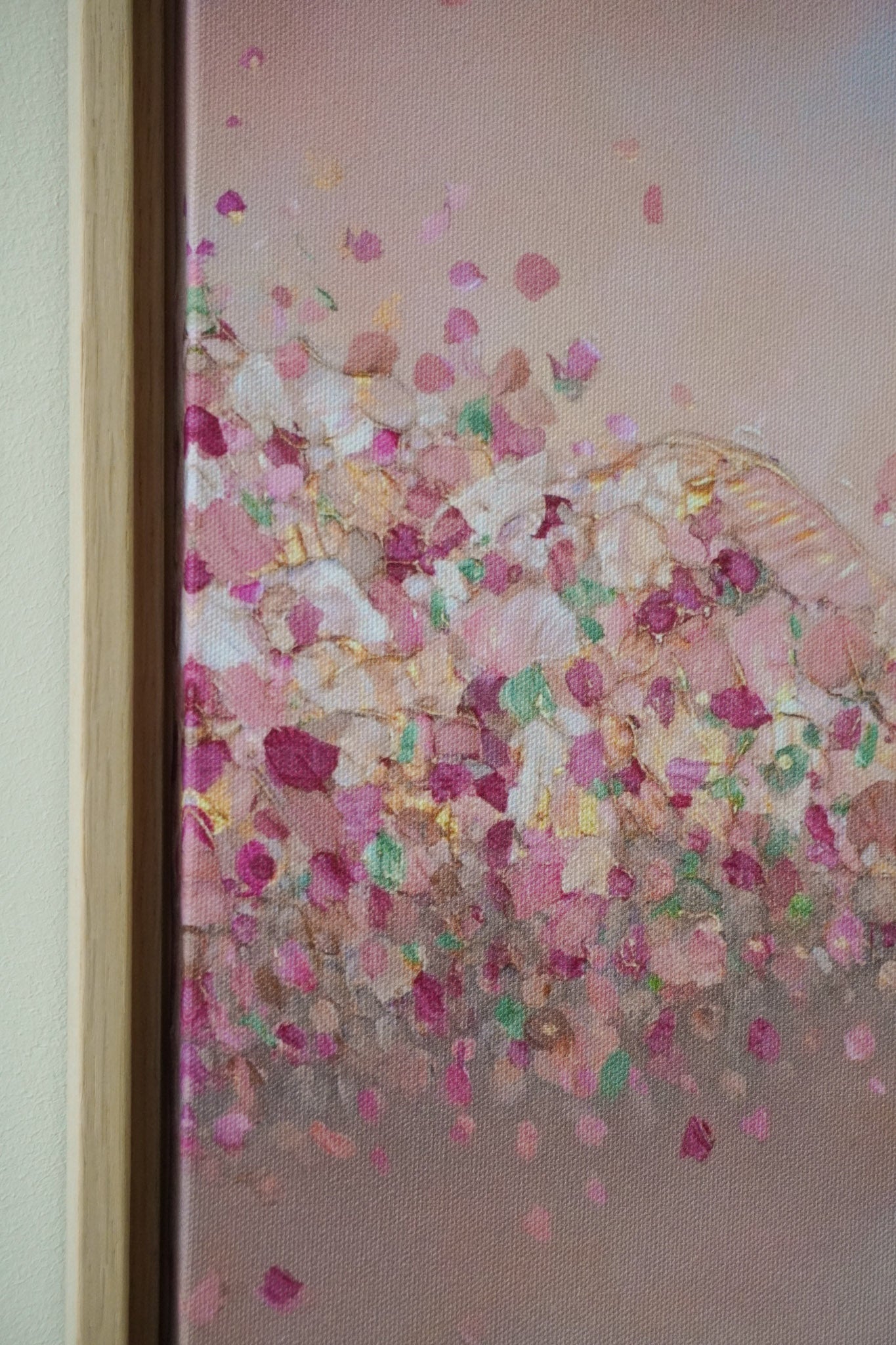 "Stillness in Bloom" canvas print