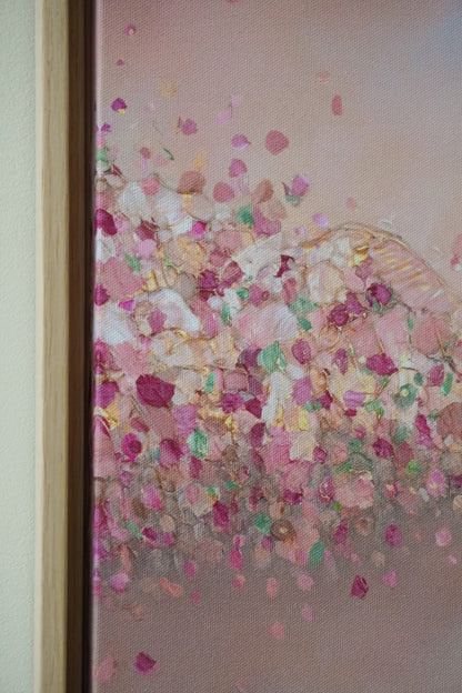 "Stillness in Bloom" canvas print