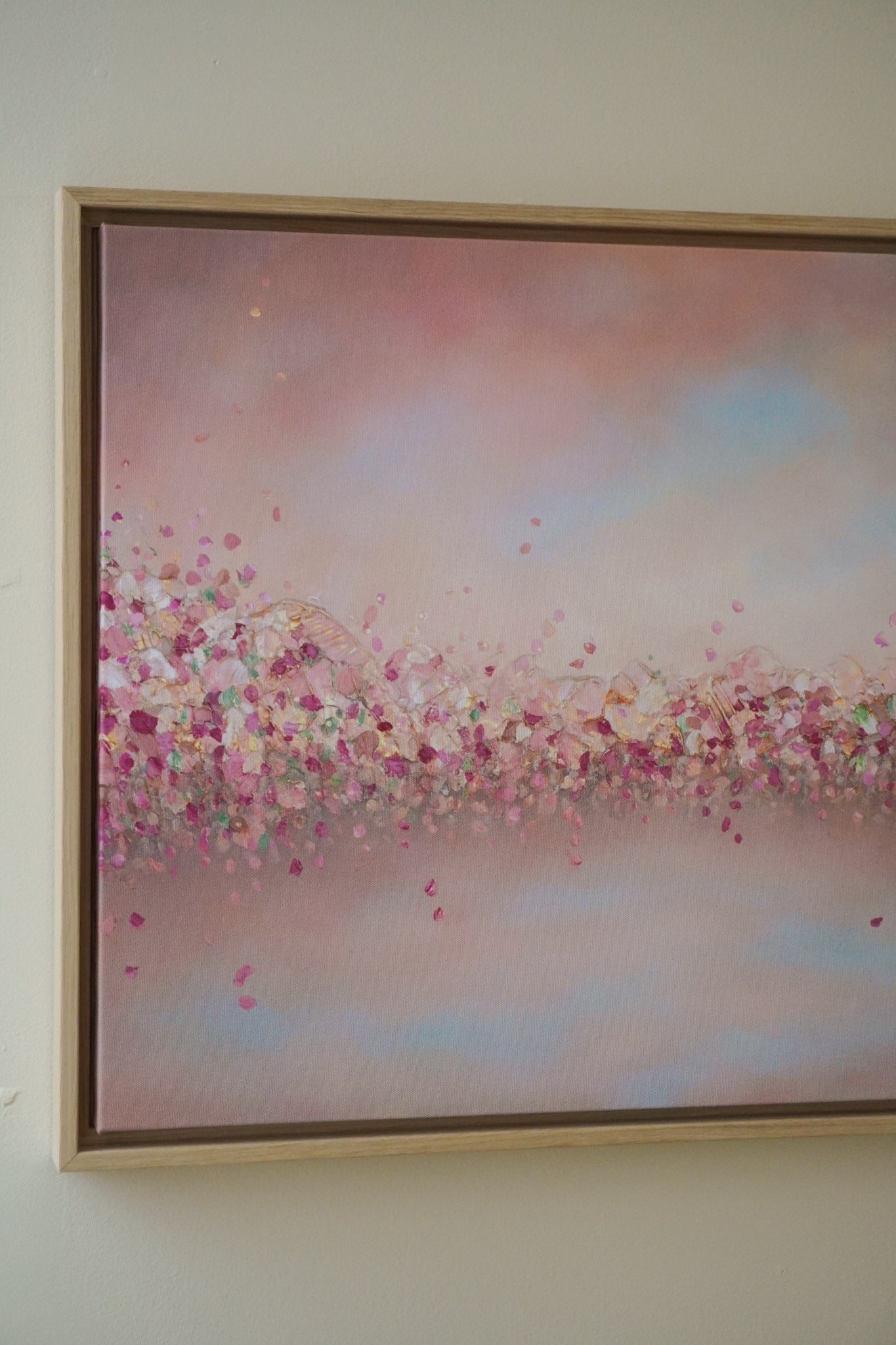 "Stillness in Bloom" canvas print