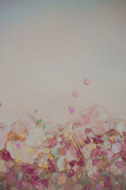 "Stillness in Bloom" canvas print