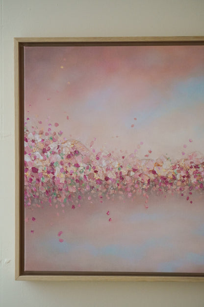 "Stillness in Bloom" canvas print