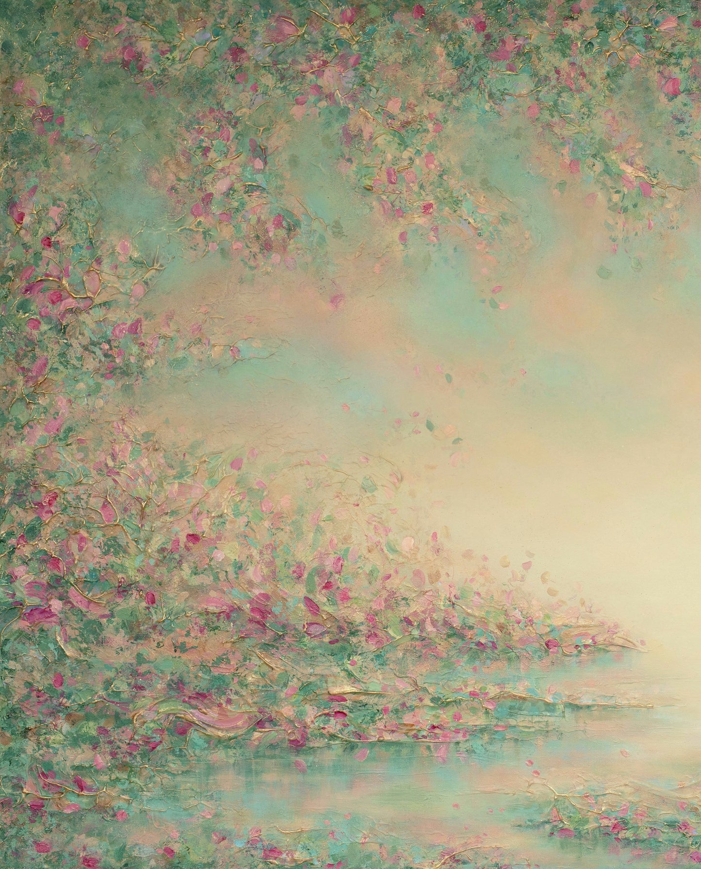 "Endless Summer" vertical canvas print