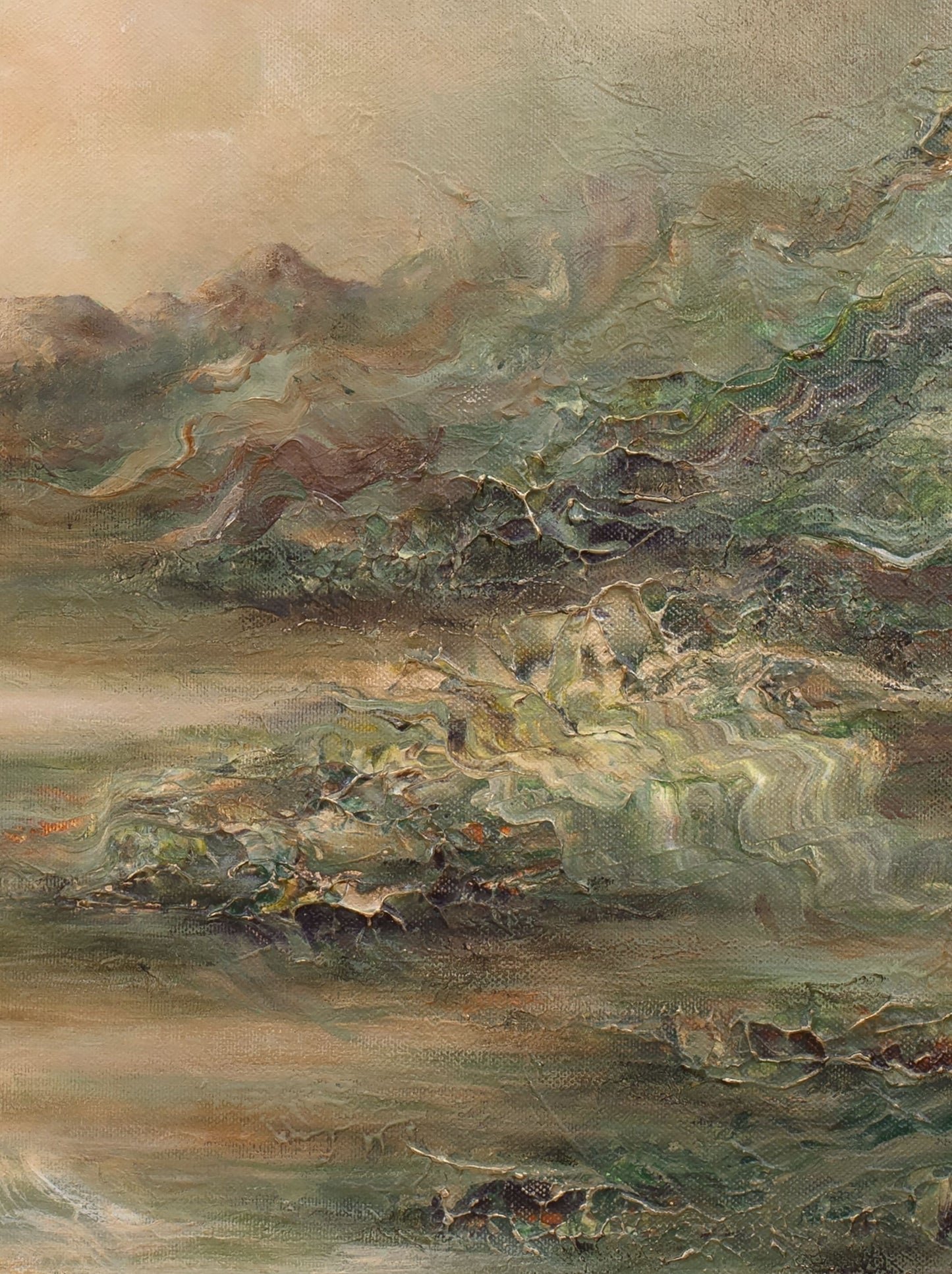 "Gåte" fine art print on canvas