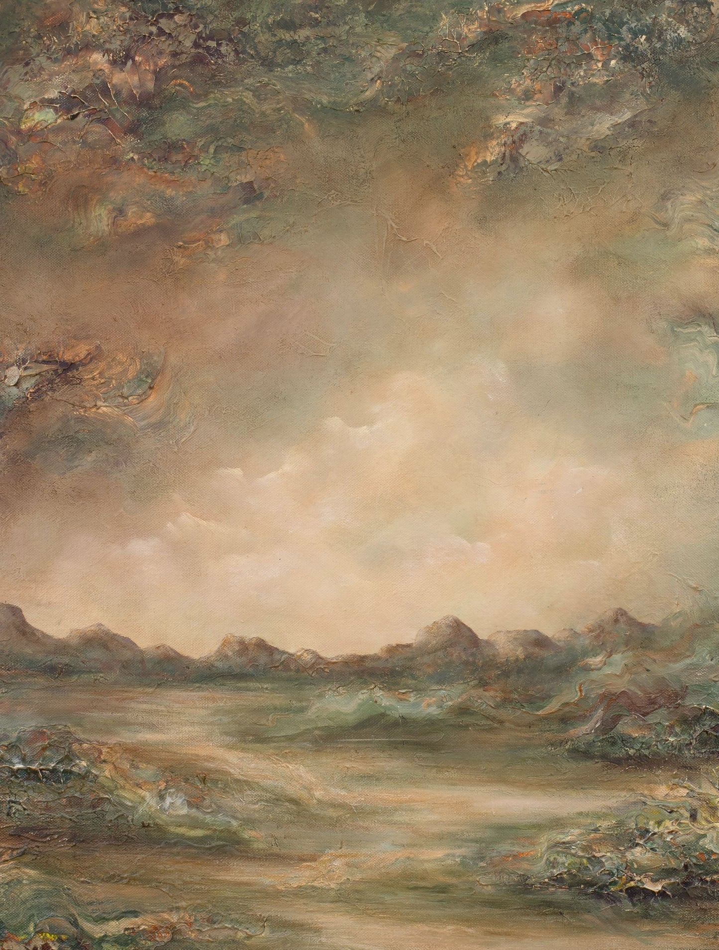 "Gåte" fine art print on canvas
