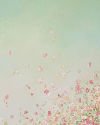 Grandma's Garden, a canvas print by Mari Ringsaker