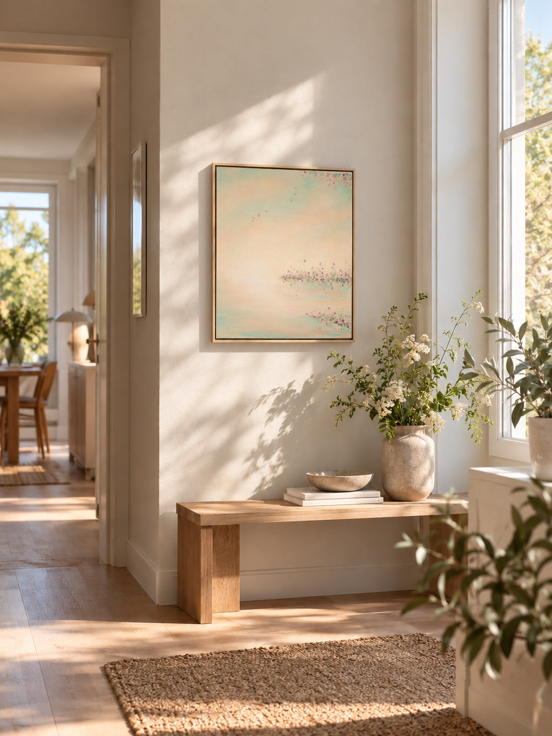 "Light touch I and II" canvas print