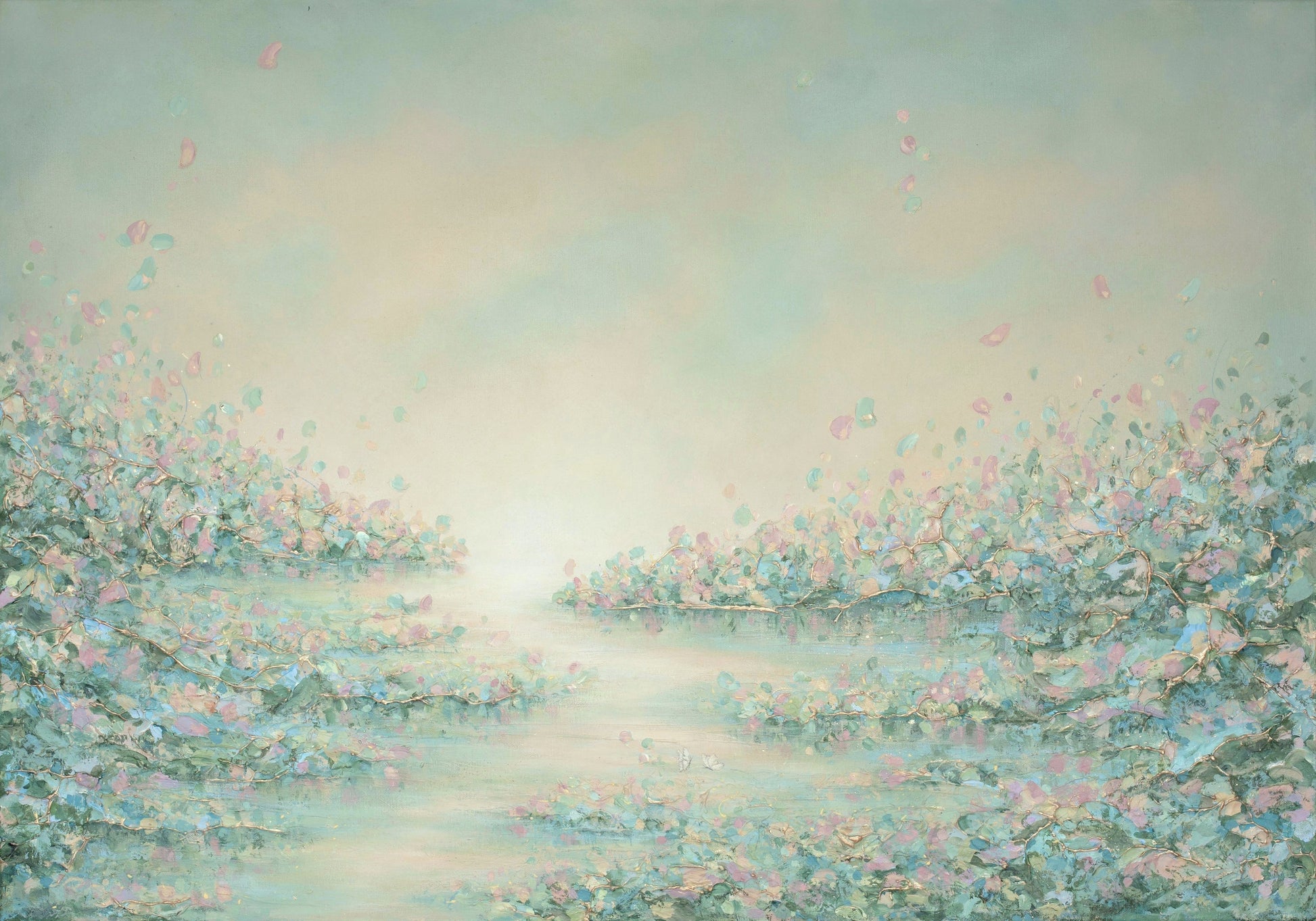 Soft Landing, a canvas print by Mari Ringsaker
