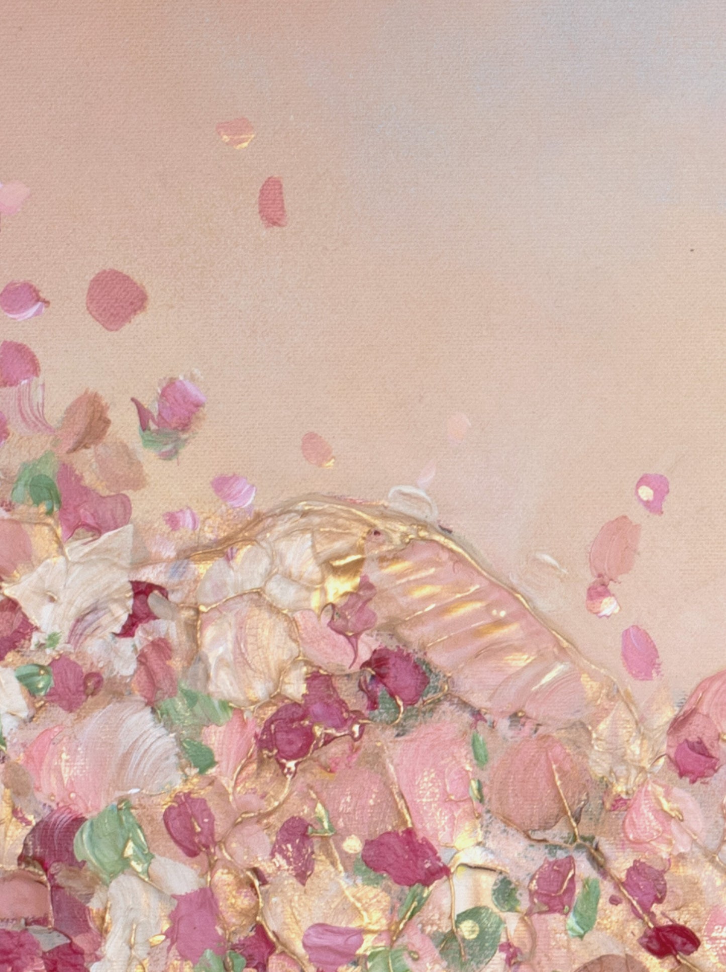 "Stillness in Bloom" canvas print