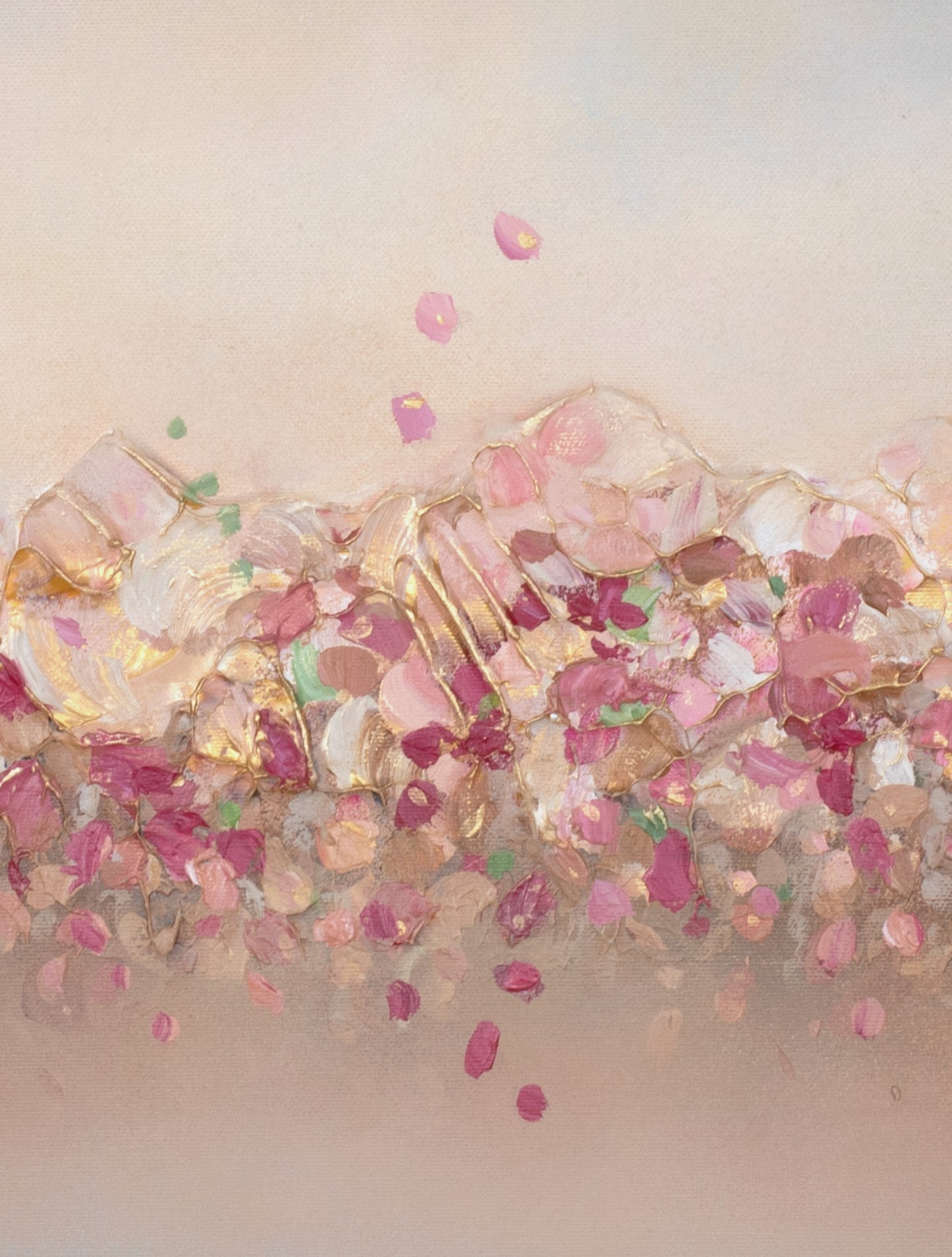 "Stillness in Bloom" canvas print