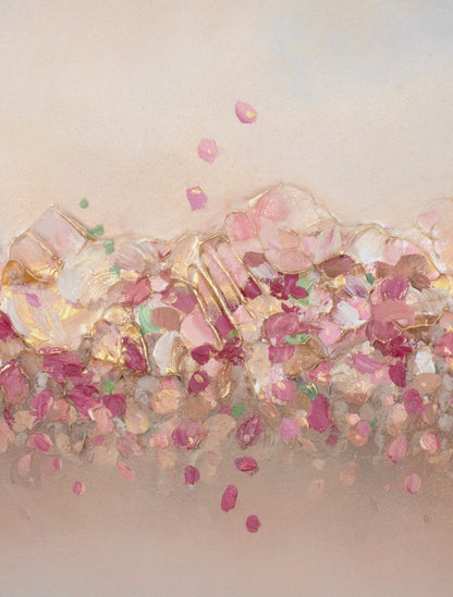 "Stillness in Bloom" canvas print
