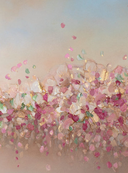 "Stillness in Bloom" canvas print