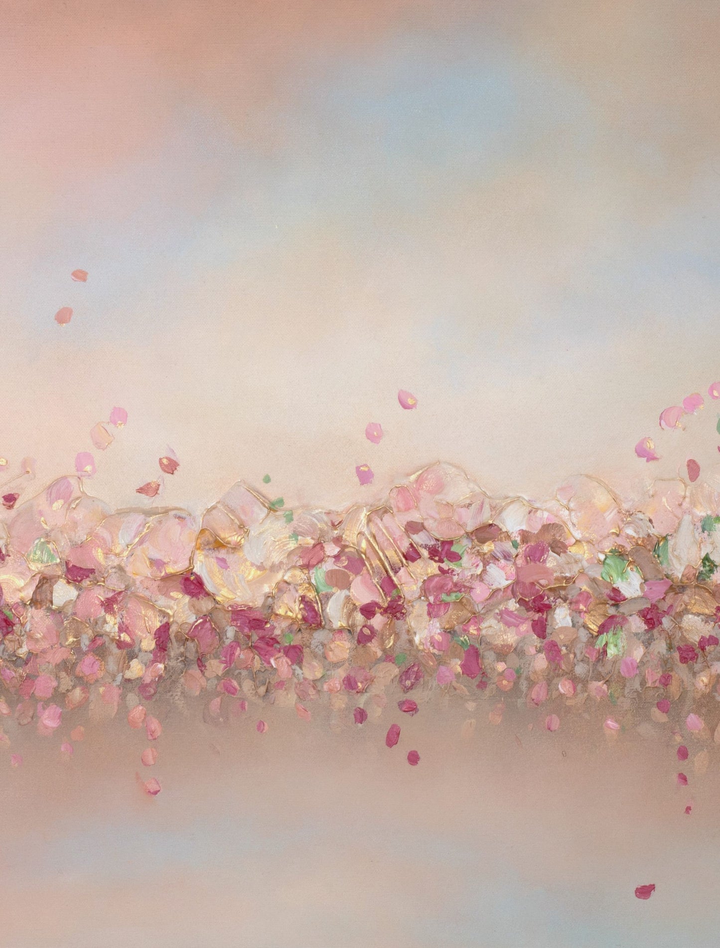 "Stillness in Bloom" canvas print