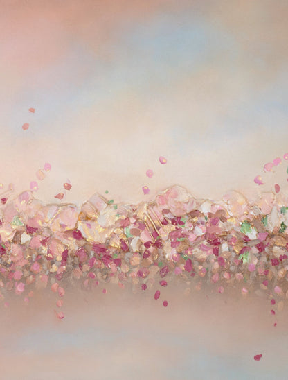 "Stillness in Bloom" canvas print