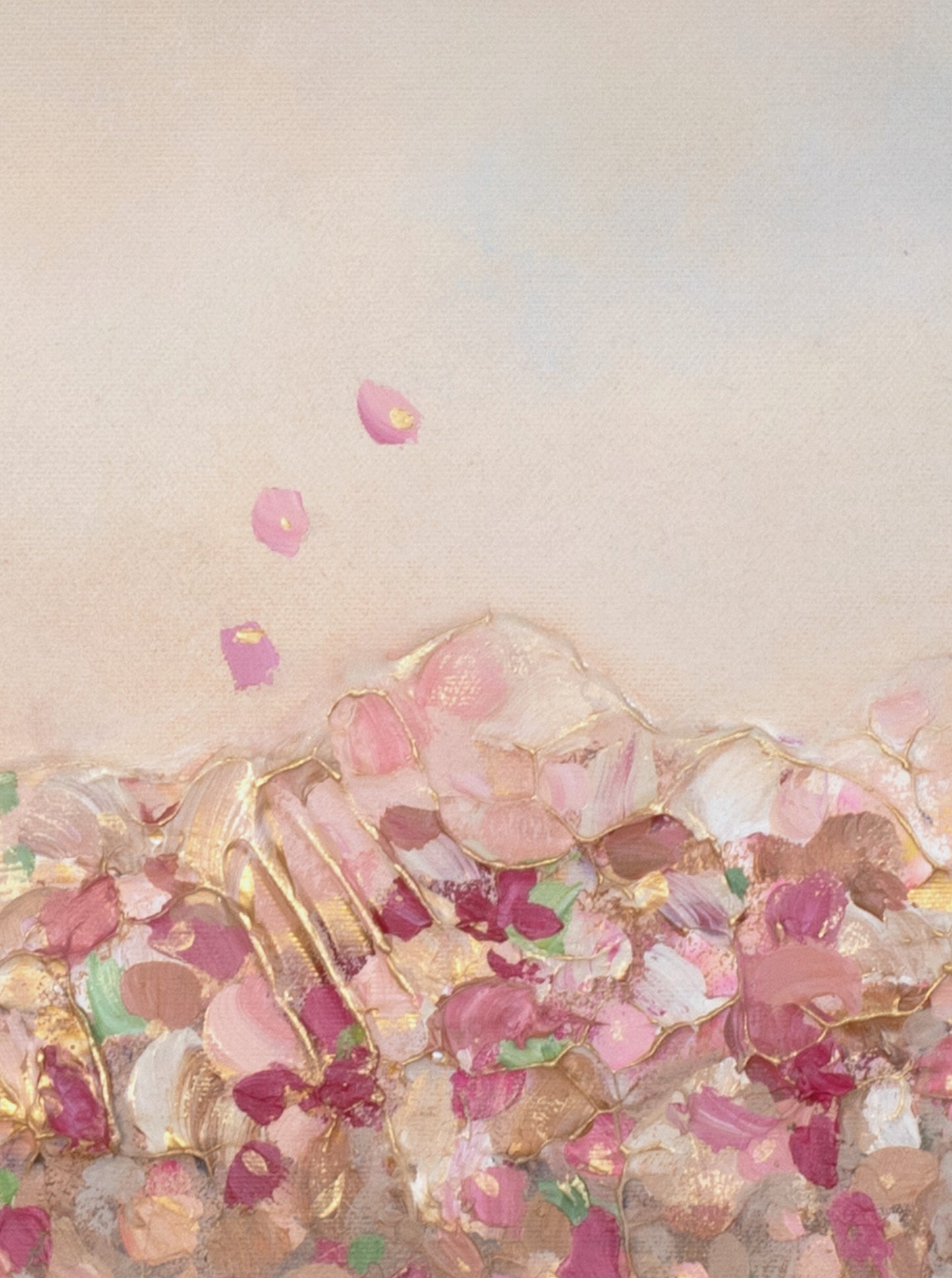 "Stillness in Bloom" canvas print