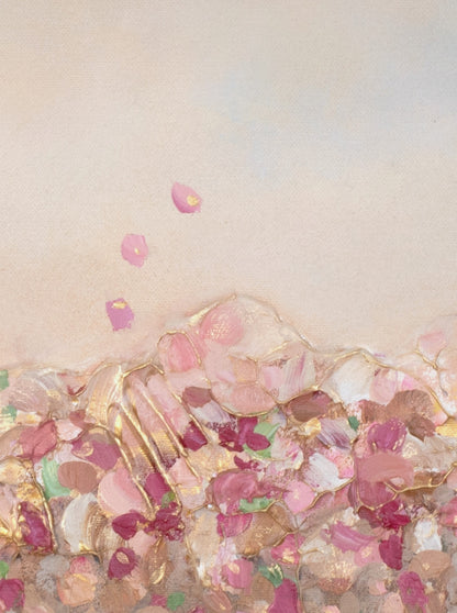 "Stillness in Bloom" canvas print