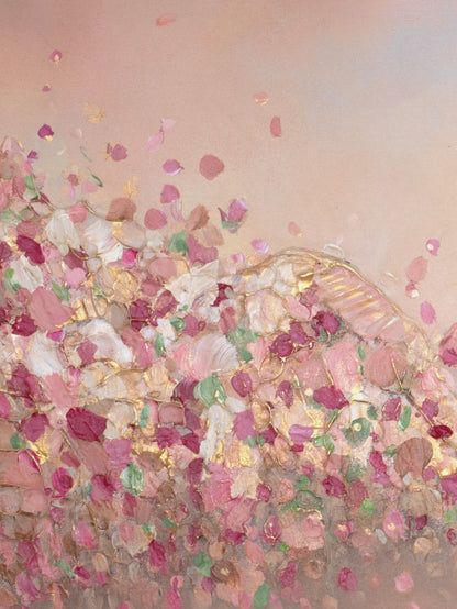"Stillness in Bloom" canvas print