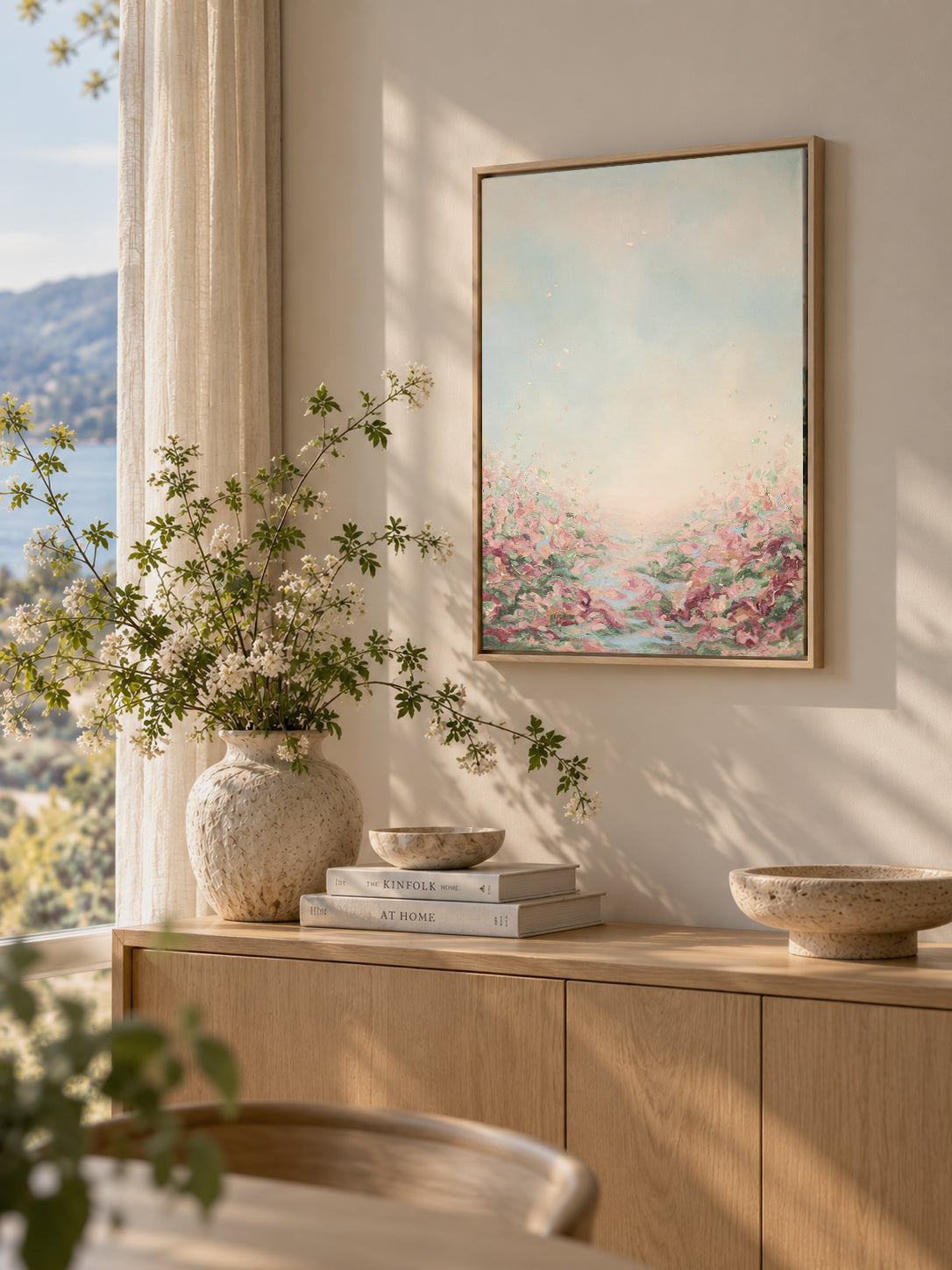 "Winter garden" canvas print