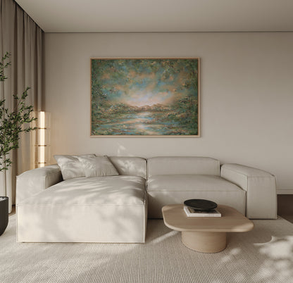 "Tind" fine art print on canvas