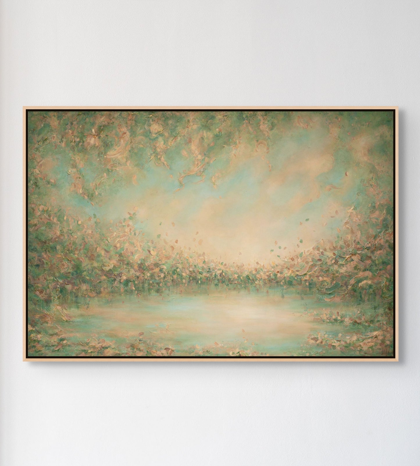 Eden, an original nature-inspired painting by Mari Ringsaker