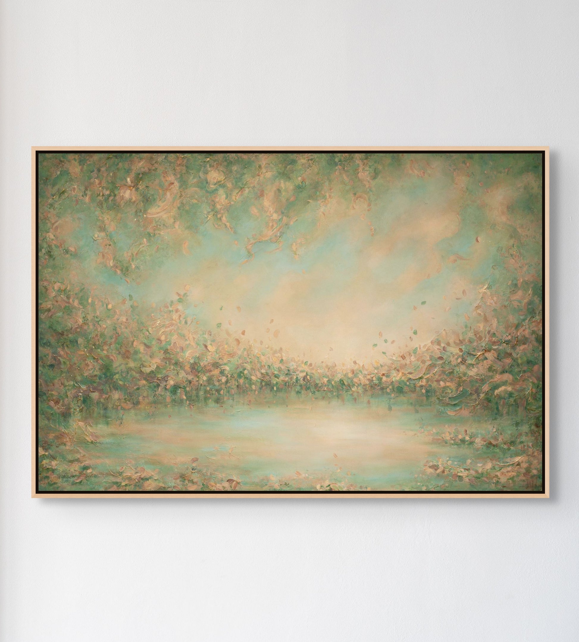 Eden, an original nature-inspired painting by Mari Ringsaker