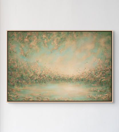 Eden, an original nature-inspired painting by Mari Ringsaker