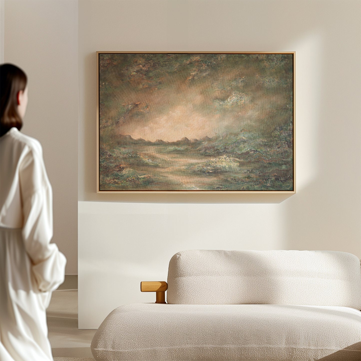 "Gåte" fine art print on canvas