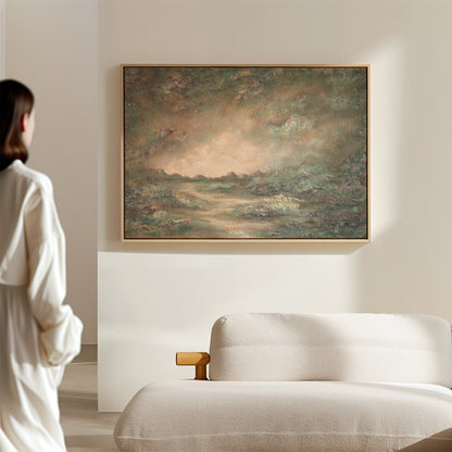 "Gåte" fine art print on canvas