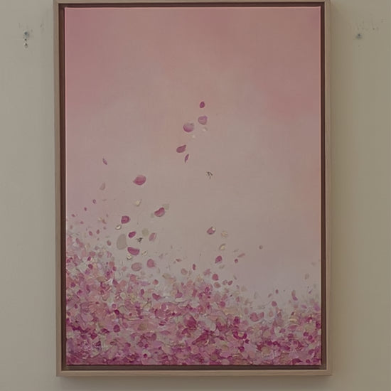 Cherry Blossom, a canvas print by Mari Ringsaker