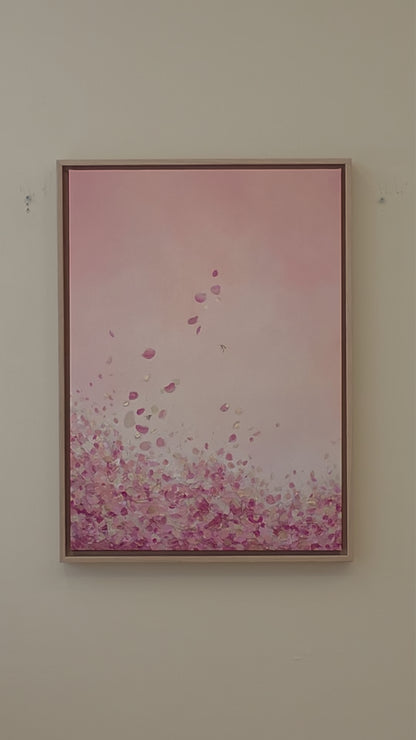 Cherry Blossom, a canvas print by Mari Ringsaker